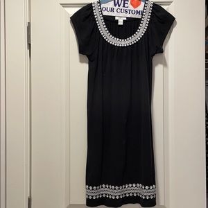 Black t-shirt dress